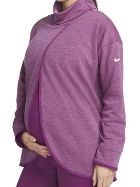 Nike Purple Open-Front Maternity Cardigan